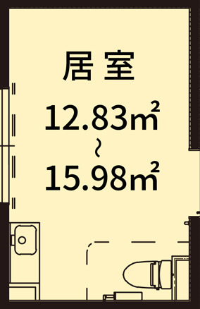 フォーユー堺東山のお部屋の見取り図