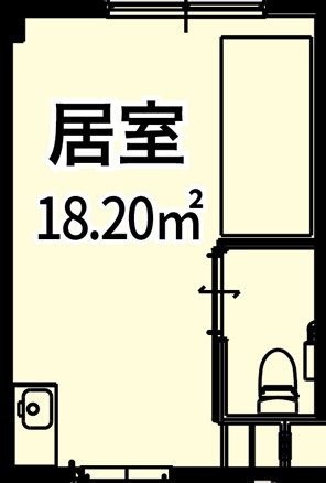 住宅型有料老人ホーム フォーユー八尾のお部屋の見取り図