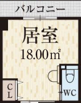 大阪府のフォーユー箕面小野原のお部屋の見取り図